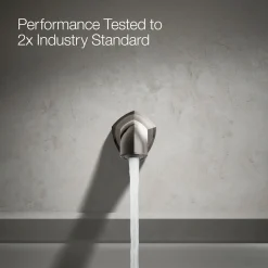 Wall-mount bath spout with Straight design, 12