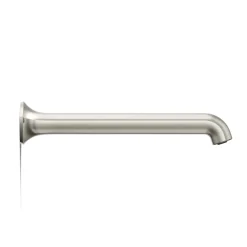 Wall-mount bath spout with Straight design, 12
