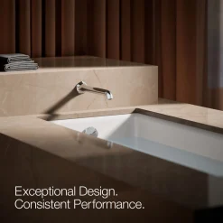 Wall-mount bath spout with Straight design, 12