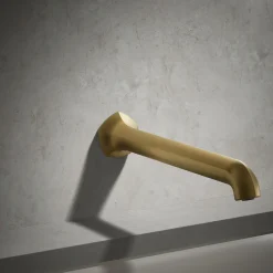 Wall-mount bath spout with Straight design, 12