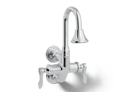 Wall-mount lavatory faucet, 1.2 gpm