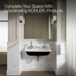 Wall-mount lavatory faucet, 1.2 gpm