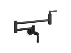 Wall-mount pot filler