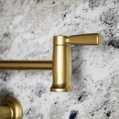 Wall-mount pot filler