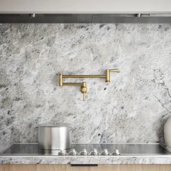 Wall-mount pot filler
