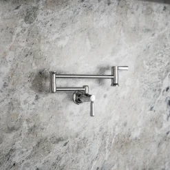 Wall-mount pot filler