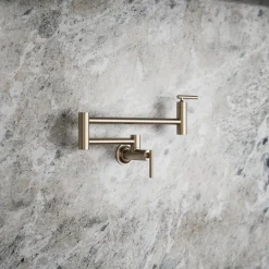 Wall-mount pot filler