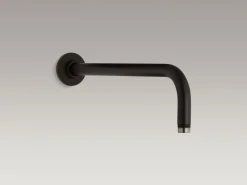 Wall-mount rainhead arm and flange