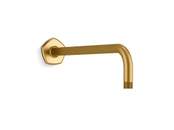 Wall-mount rainhead arm and flange