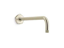 Wall-mount rainhead arm and flange
