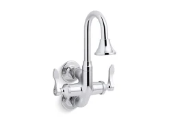 Wall-mount service sink faucet, 12 gpm