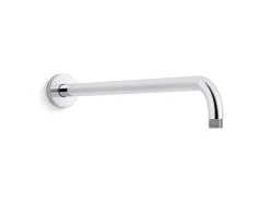 19" wall-mount single-function rainhead arm and flange