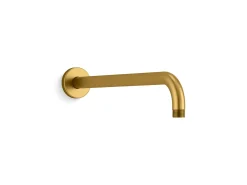 15-1/2" wall-mount single-function rainhead arm and flange