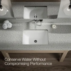 Wall-mount single-handle bathroom sink faucet, 1.2 gpm