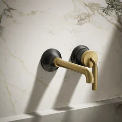 Wall-mount single-handle bathroom sink faucet, 1.2 gpm