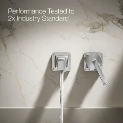 Wall-mount single-handle bathroom sink faucet, 1.2 gpm
