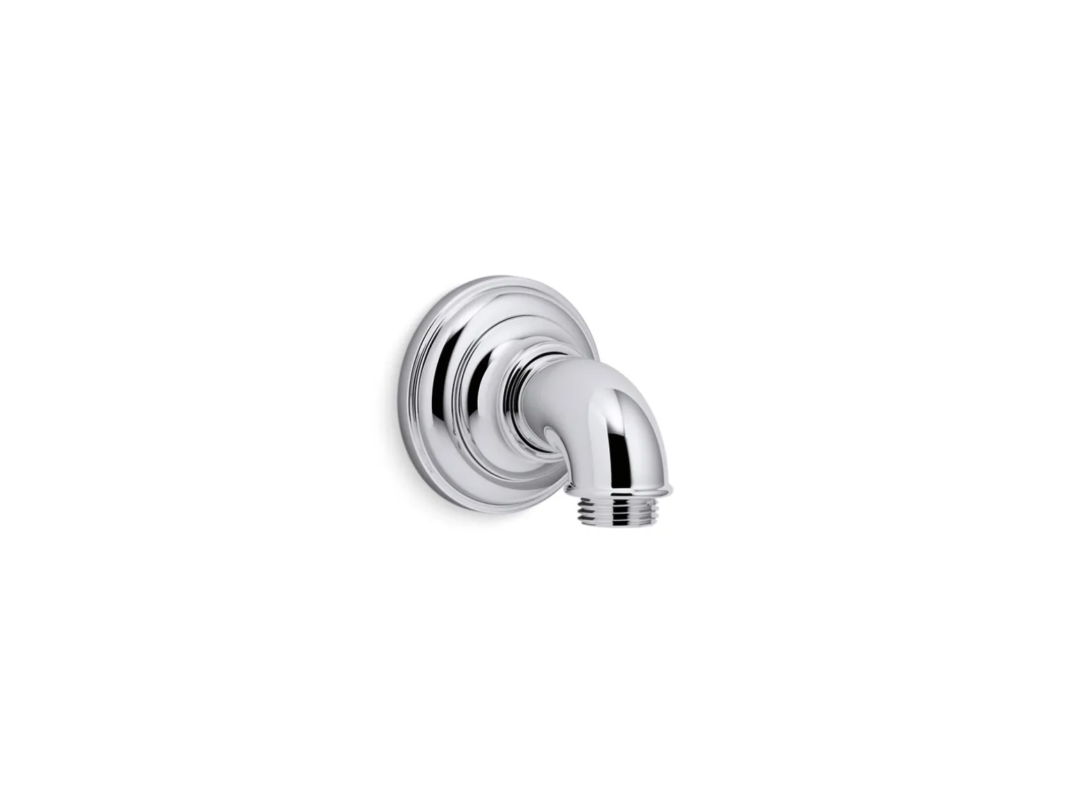 Wall-mount supply elbow