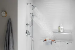 Wall-mount supply elbow with check valve