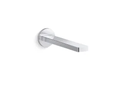 Wall-mount touchless bathroom sink faucet with Kinesis® sensor technology, AC-powered