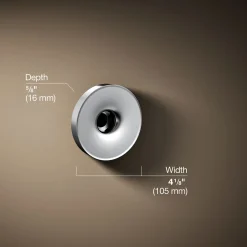 Wall- or -ceiling-mount bath filler