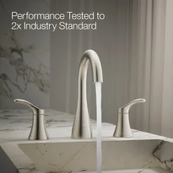Widespread bathroom sink faucet, 1.2 gpm