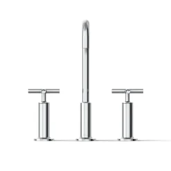 Widespread bathroom sink faucet with Cross handles, 1.2 gpm