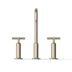 Widespread bathroom sink faucet with Cross handles, 1.2 gpm