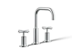 Widespread bathroom sink faucet with Cross handles, 1.2 gpm