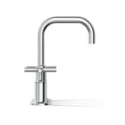 Widespread bathroom sink faucet with Cross handles, 1.2 gpm