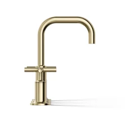 Widespread bathroom sink faucet with Cross handles, 1.2 gpm