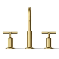 Widespread bathroom sink faucet with Cross handles, 1.2 gpm