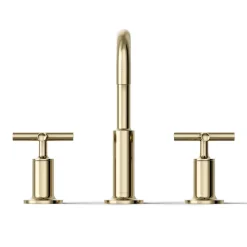 Widespread bathroom sink faucet with Cross handles, 1.2 gpm