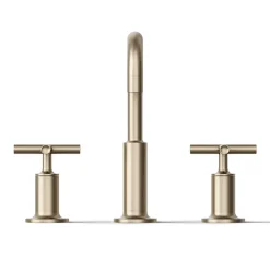 Widespread bathroom sink faucet with Cross handles, 1.2 gpm