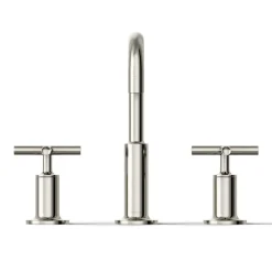 Widespread bathroom sink faucet with Cross handles, 1.2 gpm