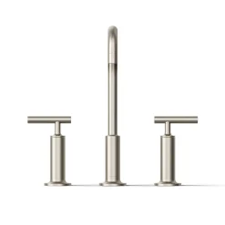 Widespread bathroom sink faucet with Lever handles, 1.2 gpm