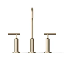 Widespread bathroom sink faucet with Lever handles, 1.2 gpm
