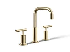 Widespread bathroom sink faucet with Lever handles, 1.2 gpm