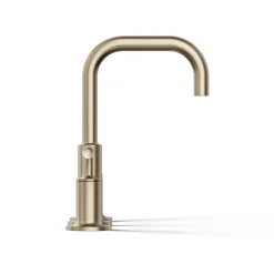 Widespread bathroom sink faucet with Lever handles, 1.2 gpm