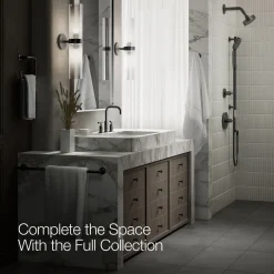 Widespread bathroom sink faucet with Lever handles, 1.2 gpm