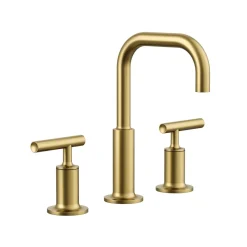 Widespread bathroom sink faucet with Lever handles, 1.2 gpm