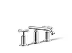 Widespread bathroom sink faucet with Cross handles, 1.2 gpm