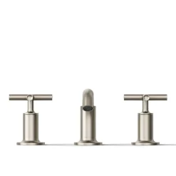 Widespread bathroom sink faucet with Cross handles, 1.2 gpm
