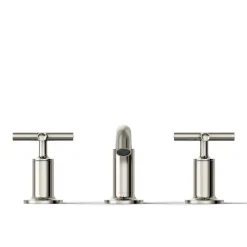Widespread bathroom sink faucet with Cross handles, 1.2 gpm