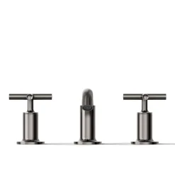 Widespread bathroom sink faucet with Cross handles, 1.2 gpm