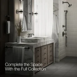 Widespread bathroom sink faucet with Cross handles, 1.2 gpm