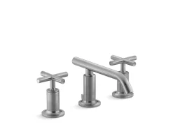 Widespread bathroom sink faucet with Cross handles, 1.2 gpm