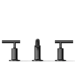 Widespread bathroom sink faucet with Lever handles, 1.2 gpm