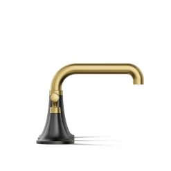 Widespread bathroom sink faucet, 0.5 gpm
