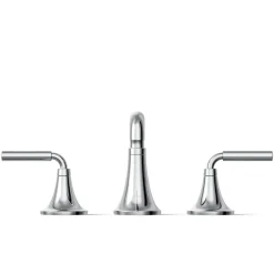 Widespread bathroom sink faucet, 0.5 gpm