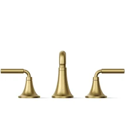 Widespread bathroom sink faucet, 0.5 gpm